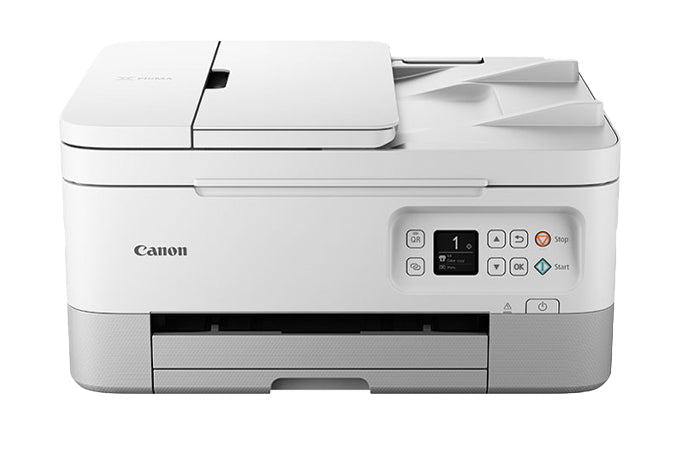 Brand New Canon PIXMA TR7020 Color Printer-White