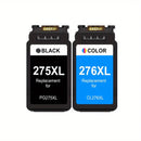 Compatible Canon PG-275XL CL-276XL Black and Color Ink Cartridge Combo High Yield