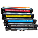 Cartouche de toner compatible HP 414X, haut rendement, noir/c/magenta/jaune 