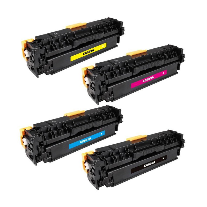 HP 304A Compatible Black and Color Toner Cartridges