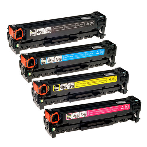 HP 305X Compatible Black and Color Toner Cartridge High Yield