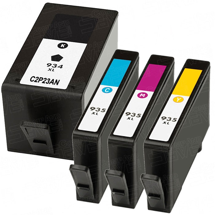 New Compatible HP 934XL 935XL Ink Cartridge Combo High Yield BK/C/M/Y