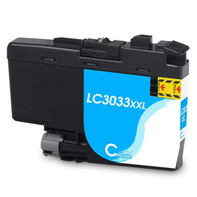 Compatible Brother LC3033 Cyan Ink Cartridge Extra High Yield