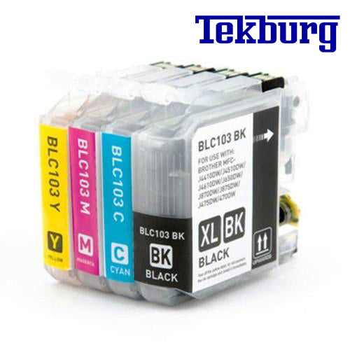 Compatible Brother LC103 Black and Color Ink Cartridges High Yield