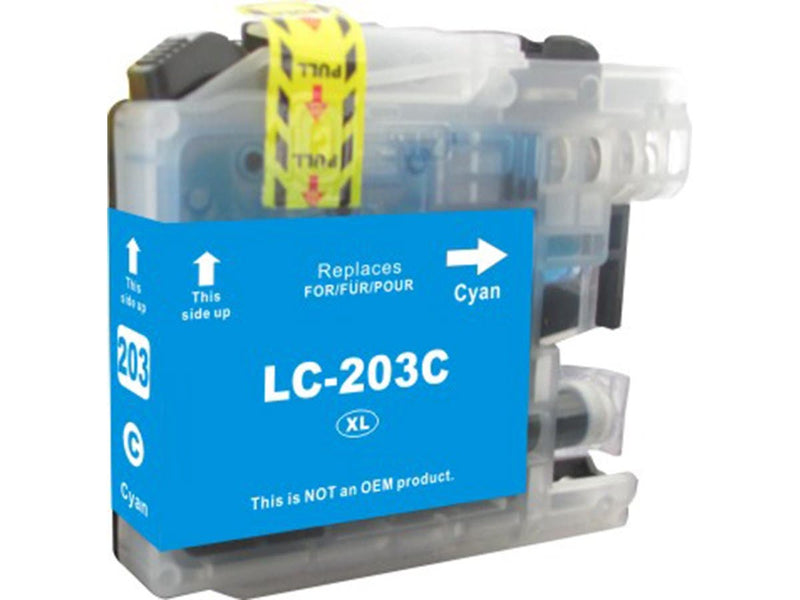 Compatible Brother LC203 Cyan Ink Cartridge High Yield