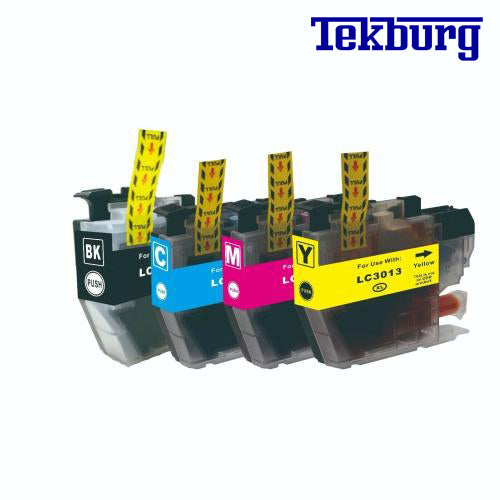 Compatible Brother LC3013 Black and Colour Ink Cartridges High Yield