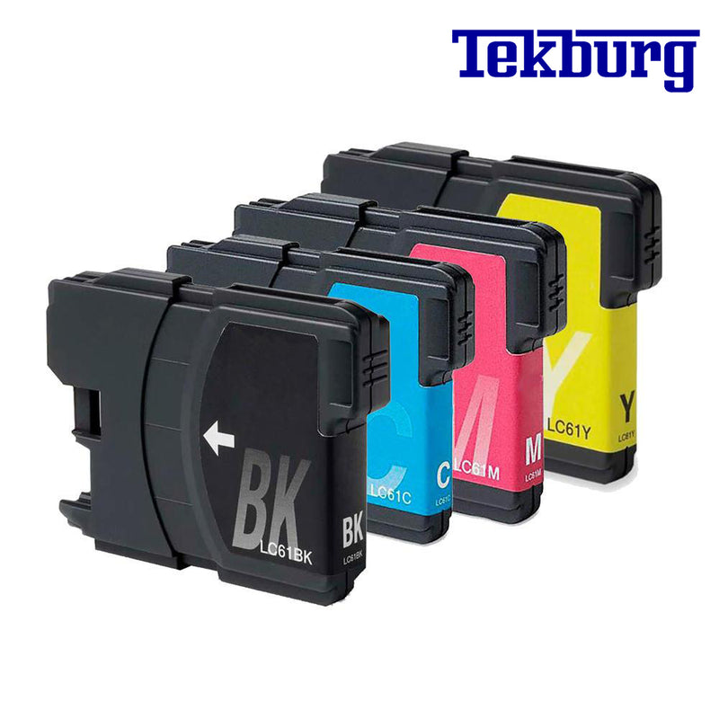 Compatible Brother LC61 Black and Colour Ink Cartridges