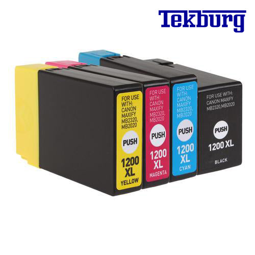 Compatible Canon PGI-1200XL Black and Colour Ink Cartridges High Yield