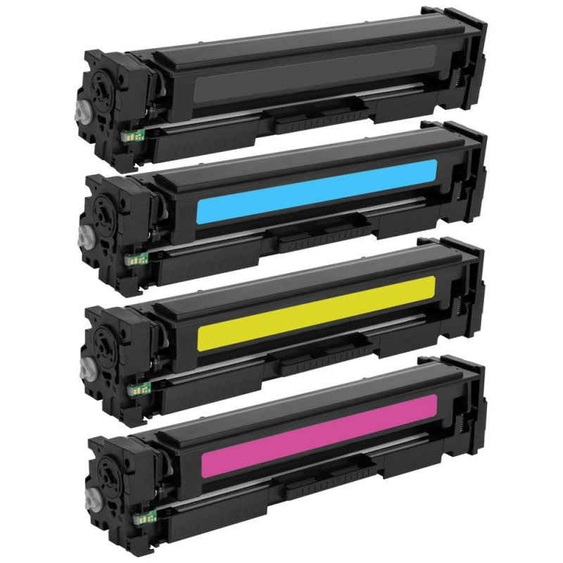 HP 201X Compatible Black and Color Toner Cartridges