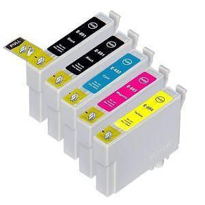 Epson 124 T124 Compatible Ink Cartridge Combo BK/C/M/Y