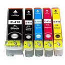 Epson T410XL Compatible Black and Color Ink Cartridges High Yield