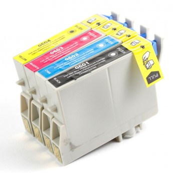 Epson 60 T060 Compatible Ink Cartridge Combo BK/C/M/Y