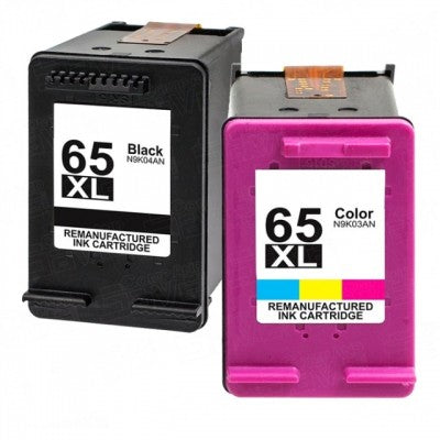 HP 65XL Compatible Black and Color Toner Cartridge