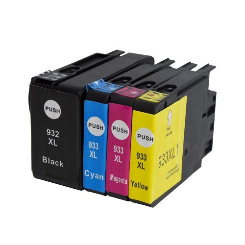 HP 932XL 933XL Compatible Black and Color Ink Cartridges High Yield