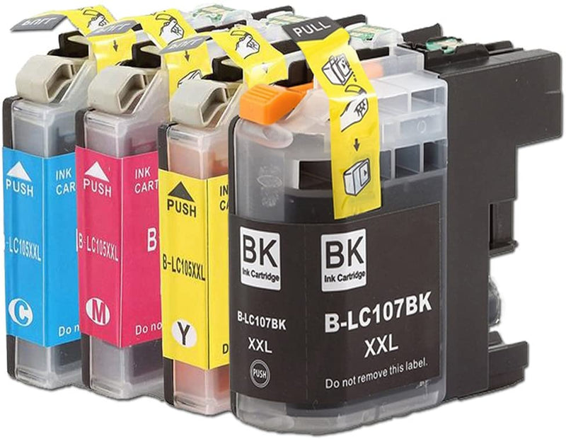 New Compatible Toner Cartridge Brother LC107 LC105 BK/C/M/Y for Brother printer by TEKBURG