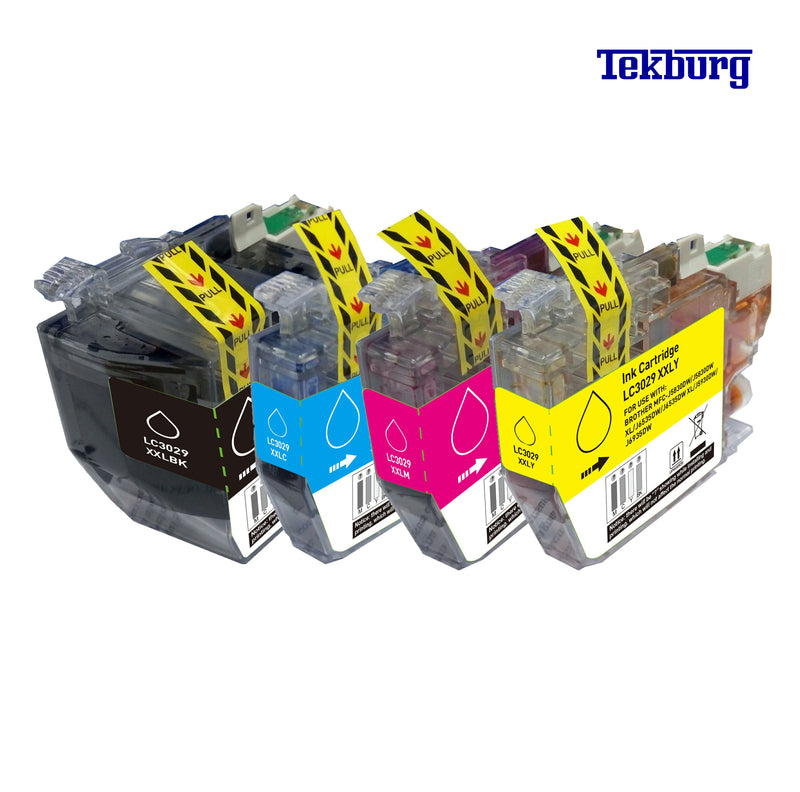 Compatible Brother LC3029 XXL Ink Cartridge Extra High Yield BK/C/M/Y